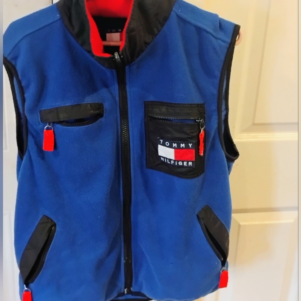 Vintage Tommy Hilfiger Royal Blue Fleece Vest